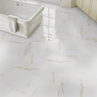 Aria Porcelain Tile Collection Bianco - 12"x24" - FloorLife
