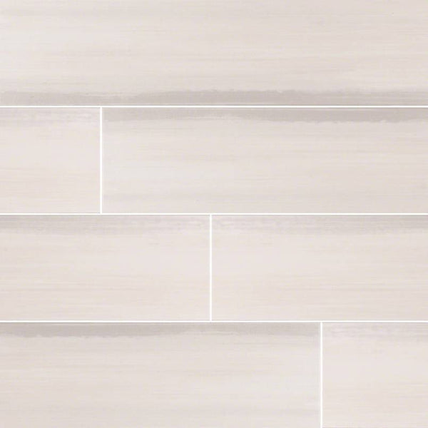 Watercolor Porcelain Tile Collection Bianco - 12"x24" Tile - FloorLife