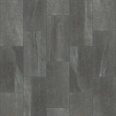 Shaw Tile Sculpture Anthracite 12"x24"