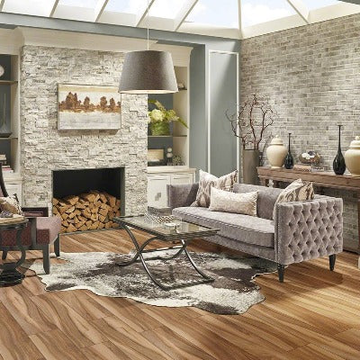 Aspenwood Porcelain Tile Collection Café - 9"x48" - FloorLife