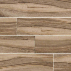 Aspenwood Porcelain Tile Collection Café - 9"x48" - FloorLife
