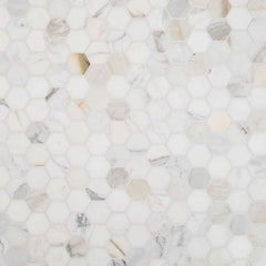 Marble Tile Collection Calacatta 2" Hexagon - FloorLife