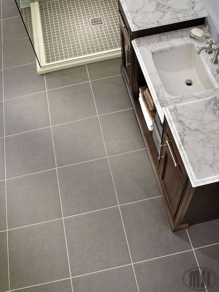 Dimensions Porcelain Tile Collection Concrete - 24"x24" - FloorLife