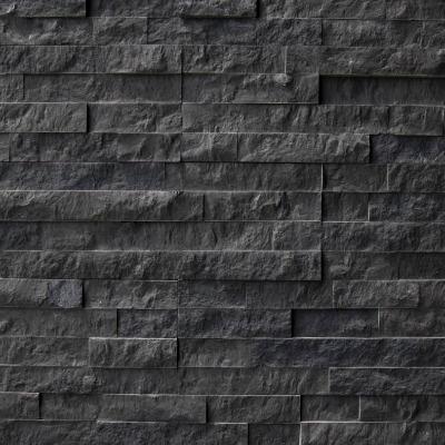 Realstone Systems Collection Carbon Ledgestone Splitface Panel 6"x24"