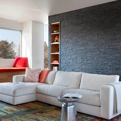 Realstone Systems Shadowstone Charcoal Natural Panel 6"x24"