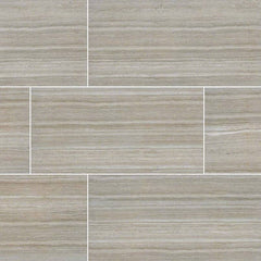 Essentials Ceramic Tile Collection Charisma Silver - 12"x24" - FloorLife