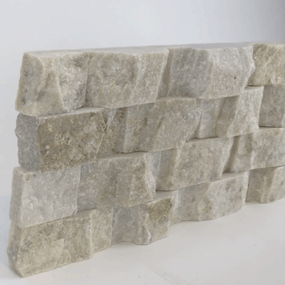 Realstone Systems Shadowstone Chiseled Silver Alabaster Natural End 6"x24"