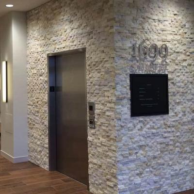 Realstone Systems Shadowstone Chiseled Silver Alabaster Natural Corner