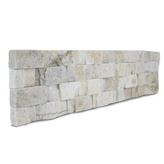Realstone Systems Shadowstone Chiseled Silver Alabaster Natural End 6"x24"
