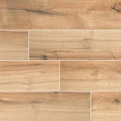 Palmetto Porcelain Tile Collection Cognac- 6"x36" - FloorLife