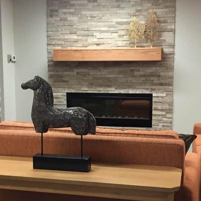 Realstone Systems Collection Latte Honed Corner