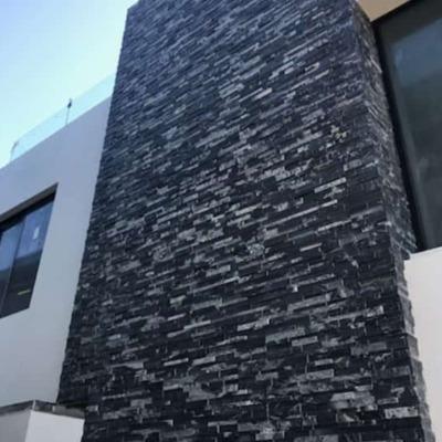 Realstone Systems Collection Nero Honed Panel 6"x24"