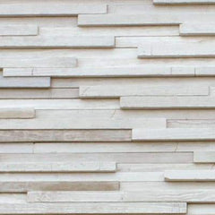 Realstone Systems Collection Thin White Birch Honed Panel 6"x24"
