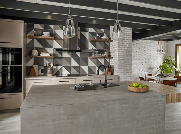 Dimensions Porcelain Tile Collection Gris - 12"x24" - FloorLife