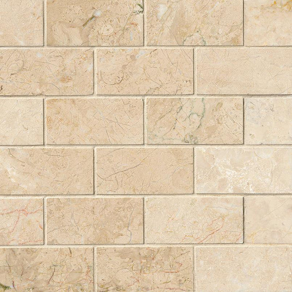 Marble Tile Collection Crema Cappuccino 2"x4" - FloorLife