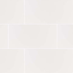 Dymo Ceramic Tile Collection White Glossy - 12"X24" - FloorLife