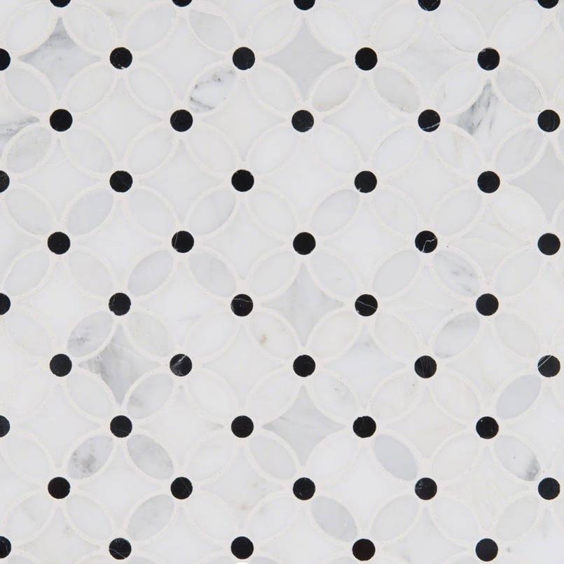 Marble Tile Collection Arabescato Carrara Florita Pattern - FloorLife