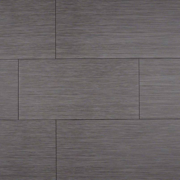 Focus Porcelain Tile Collection Graphite - 12"x24" - FloorLife