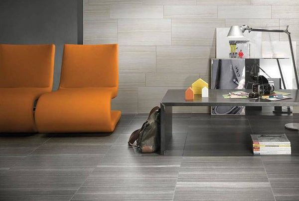 Eramosa Porcelain Tile Collection Grey - 12"x24" - FloorLife