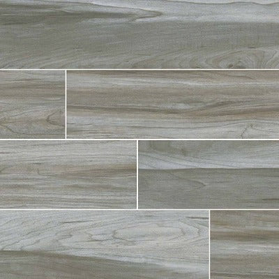 Carolina Timber Ceramic Tile Collection Gray- 6"x24" - FloorLife