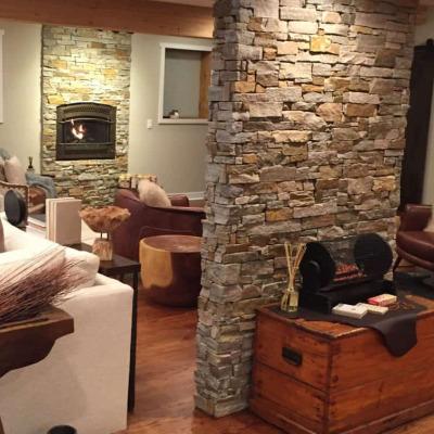 Realstone Systems Estate Greystone Gold Splitface Corner 8"x18"