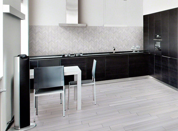 Watercolor Porcelain Tile Collection Grigio - 12"x24" Tile - FloorLife