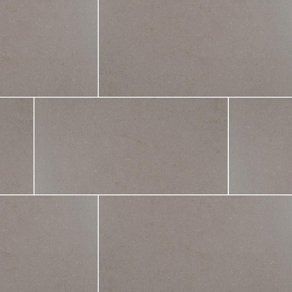 Dimensions Porcelain Tile Collection Gris - 12"x24" - FloorLife