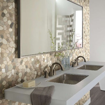 Shaw Tile Brookstone Harmony Warm Blend Flat Mosaic