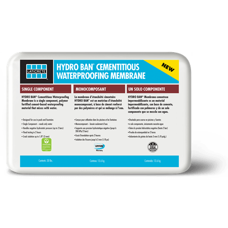 LATICRETE HYDRO BAN® Cementitious Waterproofing Membrane
