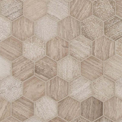 Marble Tile Collection Honey Comb 2" Hexagon Multi Finish - FloorLife