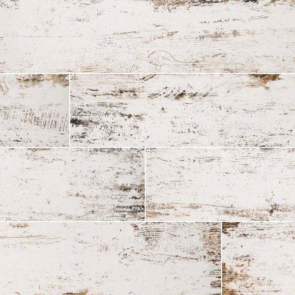 Vintage Collection Lace Wood Look Porcelain Tile - 8"x36" Plank - FloorLife