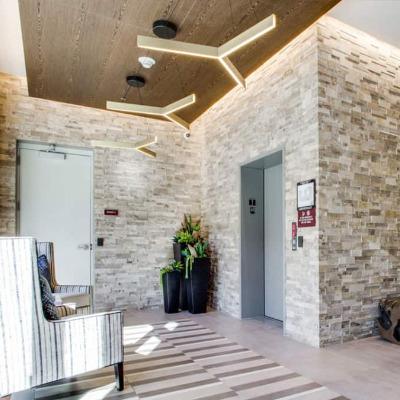 Realstone Systems Accentstone Latte Honed Panel 6"x24"