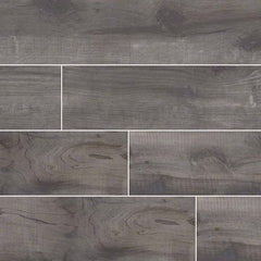 Country River Porcelain Collection Mist - 8"x48" Plank - FloorLife