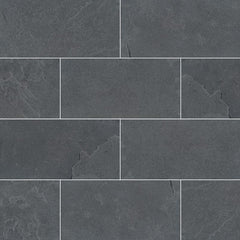 Slate Tile Collection Montauk Black 3"x6" - FloorLife