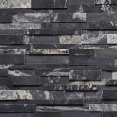 Realstone Systems Collection Nero Honed Panel 6"x24"