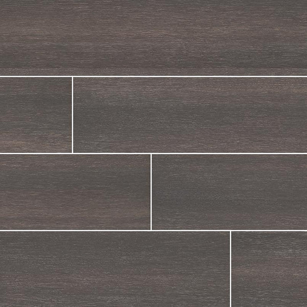 Turin Ceramic Tile Collection Nero - 6"x24" - FloorLife