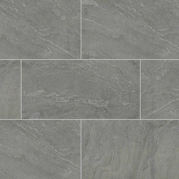 Quartize Tile Collection Ostrich Gray - 12"x24" - Gauged - FloorLife