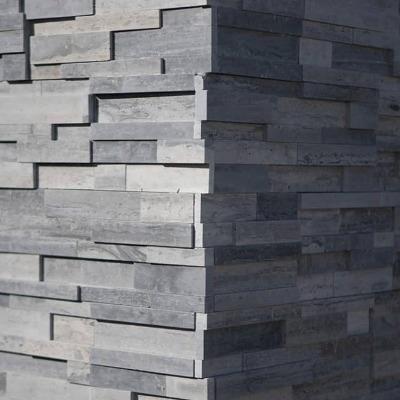 Realstone Systems Collection Pewter Honed Corner