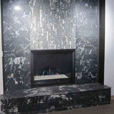 Realstone Systems Collection Nero Ledgestone Splitface Panel 6"x24"