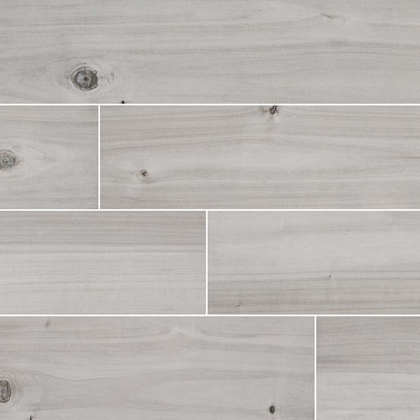 Havenwood Porcelain Tile Collection Platinum Wood - 8"x36" - FloorLife