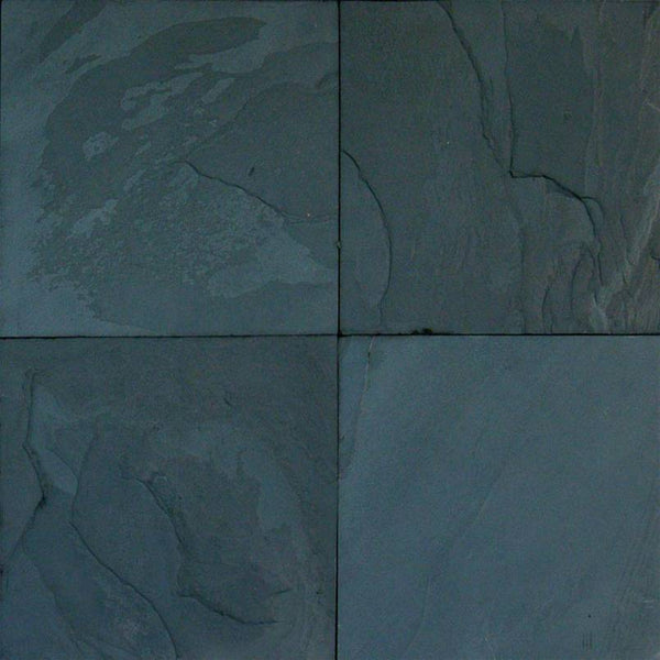 Slate Tile Collection Premium Black 12"x12" - FloorLife