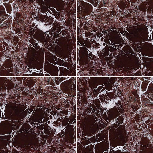 Marble Tile Collection Rosso Levanto 12"x12" - FloorLife