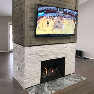 Realstone Systems Collection White Birch Ledgestone Splitface Corner