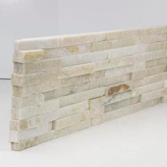 Realstone Systems Thinstone Silver Alabaster Shadow Natural End 6"x24"