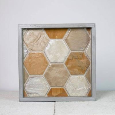 Realstone Systems Erin Adams Tempered Sea Salt Blend Glazed Hex 12"x12"