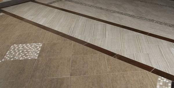 Eramosa Porcelain Tile Collection Silver - 3"x18" Bullnose - FloorLife