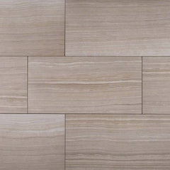 Eramosa Porcelain Tile Collection Silver - 3"x18" Bullnose - FloorLife