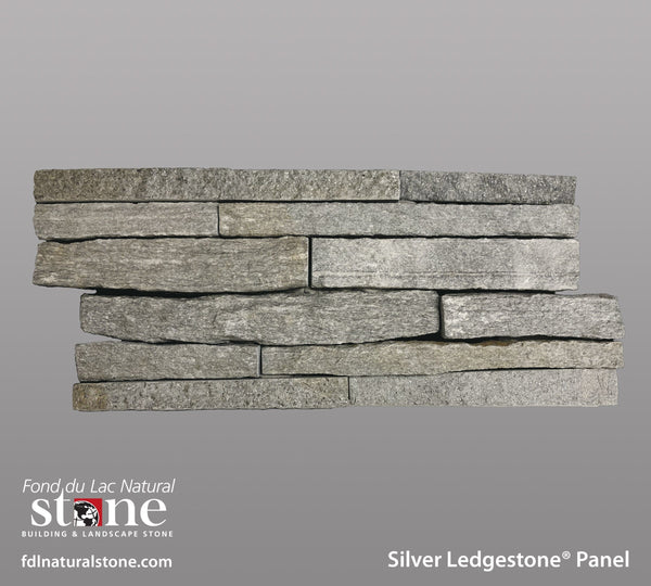 Silver Ledgestone Panel Swatch