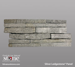 Silver Ledgestone Panel Swatch