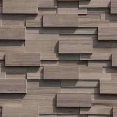 Realstone Systems Collection Smoky Birch Dimensional Honed Panel 6"x24"